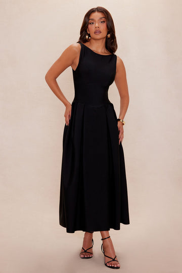 Lani Bandage Maxi Dress - Black