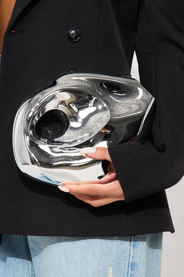 Moon Rock Clutch - Silver
