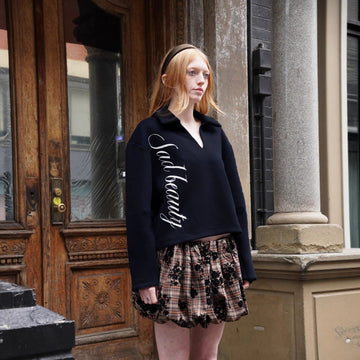 Womens Solid-Color Long-Sleeve V-Neck Sweater